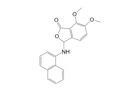 3H-Isobenzofuran-1-one, 6,7-dimethoxy-3-(naphthalen-1-ylamino)-