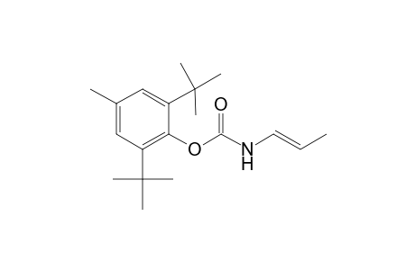 Carbamic acid, 1-propenyl-, 2,6-bis(1,1-dimethylethyl)-4-methylphenyl ester