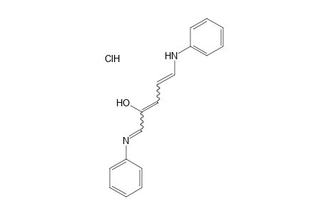 5-Anilino-1-(phenylimino)-2,4-pentadien-2-ol, hydrochloride