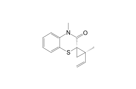 2',4-Dimethyl-2'-vinyl-3-oxo-3,4-dihydro-2H-1,4-benzothiazin-2-spiro-1'-cyclopropane