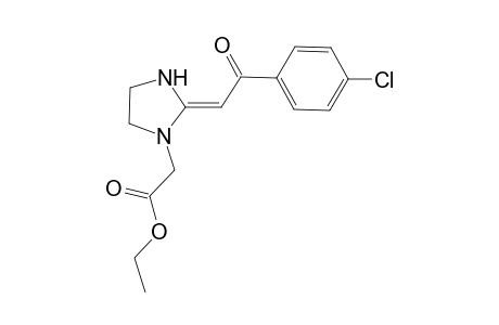 Ethyl [2-(4-chlorobenzoylidene)imidazolidin-1-yl]acetate