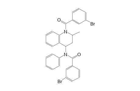 3-bromo-N-[1-(3-bromobenzoyl)-2-methyl-1,2,3,4-tetrahydro-4-quinolinyl]-N-phenylbenzamide