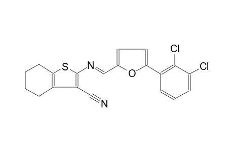 benzo[b]thiophene-3-carbonitrile, 2-[[(E)-[5-(2,3-dichlorophenyl)-2-furanyl]methylidene]amino]-4,5,6,7-tetrahydro-