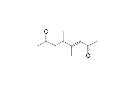 4-Methyl-5-methylene-3-octene-2,7-dione
