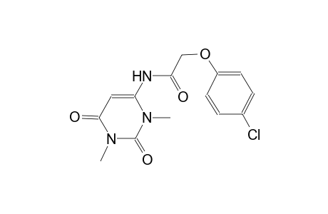 2-(4-chlorophenoxy)-N-(1,3-dimethyl-2,6-dioxo-1,2,3,6-tetrahydro-4-pyrimidinyl)acetamide