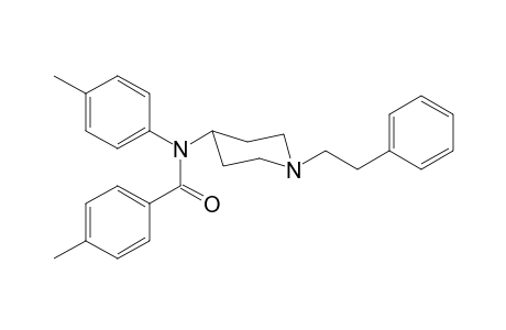 N-(4-Methylphenyl)-N-[1-(2-phenylethyl)piperidin-4-yl]-4-methylbenzamide