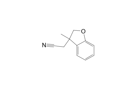 3-Benzofuranacetonitrile, 2,3-dihydro-3-methyl-