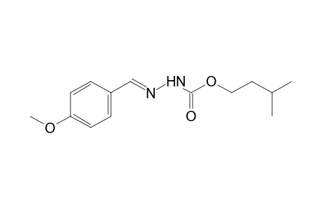 3-(p-methoxybenzylidene)carbazic acid, isopentyl ester