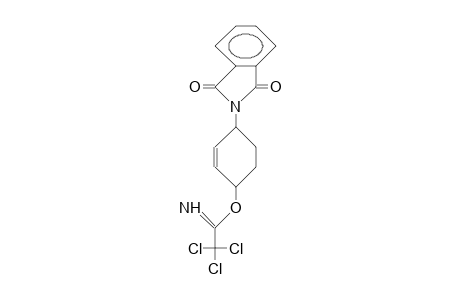 (.+-.)-4c-Phthalimido-cyclohex-2-enyl trichloro-acetimidate