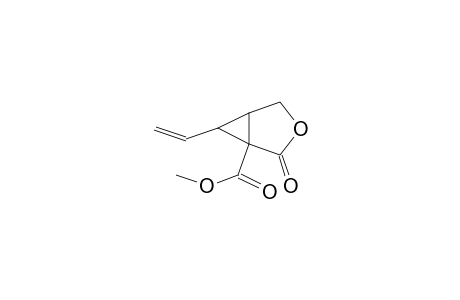1-Oxo-4a-carbomethoxy-1,3,3a,4a-tetrahydro-4-vinyl-cyclopropa[c]furan