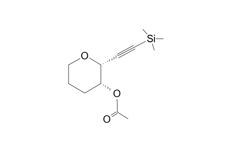 (2R*,3R*)-3-Acetoxy-2-(2-trimethylsilyl)ethynyltetrahydropyran