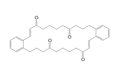 1,13-(1',2')-Dibenzenacyclotetracosaphan-2-ene-4,9-dione