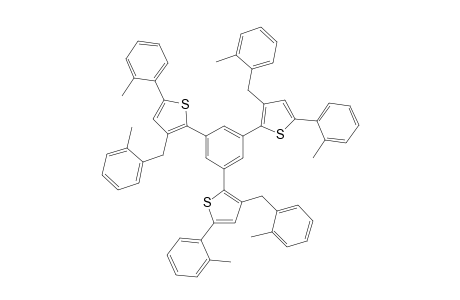 1,3,5-Tris[3-(2-methylbenzyl)-5-(o-tolyl)thiophen-2-yl]benzene