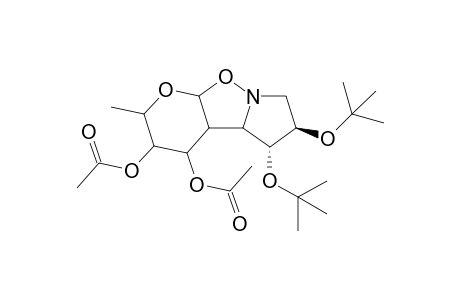 (5R,6R)-3,4-Diacetoxy-5,6-bis(t-butoxy)-2-methyloctahydro-2H-pyrano[3,2-d]pyrrolo[1,2-b]isoxazole