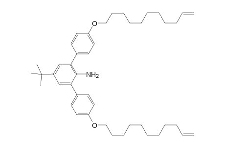 4',4"'-Bis(undec-10-enyloxy)-5"-tert-butylterphenyl-2''-amine