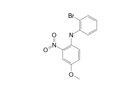 (2'-BROMOPHENYL)-(4-METHOXY-2-NITROPHENYL)-AMINE