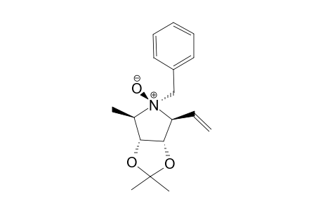 (3aS,4S,5R,6R,6aR)-4-ethenyl-2,2,6-trimethyl-5-oxidanidyl-5-(phenylmethyl)-3a,4,6,6a-tetrahydro-[1,3]dioxolo[4,5-c]pyrrol-5-ium