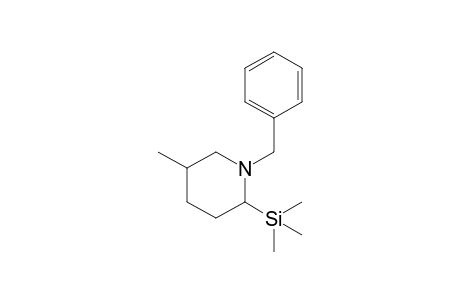 1-Benzyl-5-methyl-2-(trimethylsilyl)piperidine