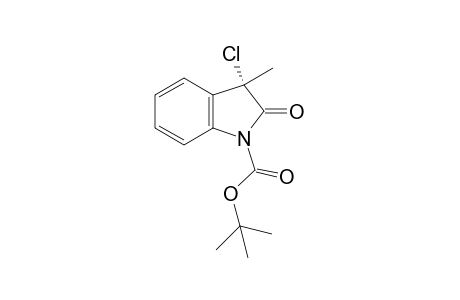 (3S)-tert-butyl 3-chloro-3-methyl-2-oxoindoline-1-carboxylate