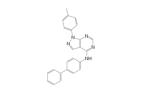 N-[1,1'-biphenyl]-4-yl-1-(4-methylphenyl)-1H-pyrazolo[3,4-d]pyrimidin-4-amine