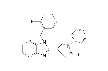 2-pyrrolidinone, 4-[1-[(2-fluorophenyl)methyl]-1H-benzimidazol-2-yl]-1-phenyl-