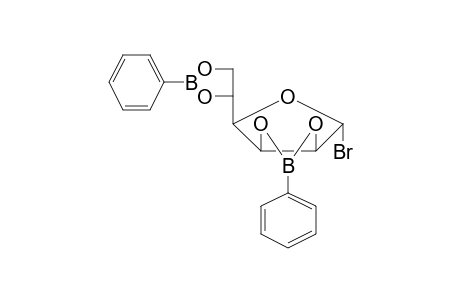 .alpha.-d-Mannofuranoside, 1-deoxy-1-bromo-2,3-5,6-di-O-phenylboranediyl-