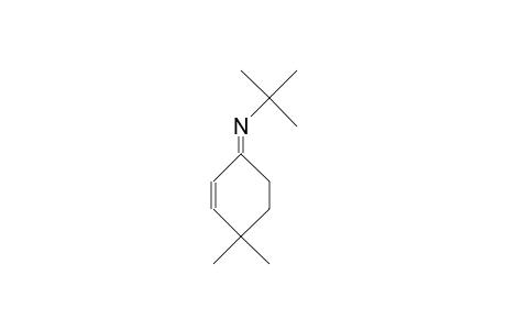 (E)-N-(4,4-Dimethyl-2-cyclohexen-1-ylidene)-tert-butylamine