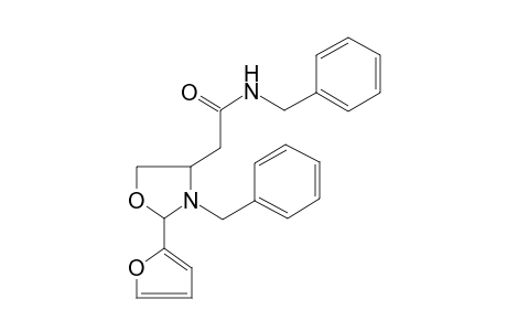 Acetamide, 2-[3-benzyl-2-(2-furyl)oxazolidin-4-yl]-N-benzyl-
