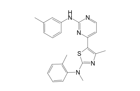 {4-[2-(o-Tolyl-(methyl)-amino)-4-methyl-thiazol-5-yl]-pyrimidin-2-yl}-m-tolyl-amine