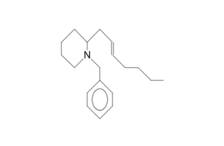 N-Benzyl-2-(2-heptenyl)-piperidine