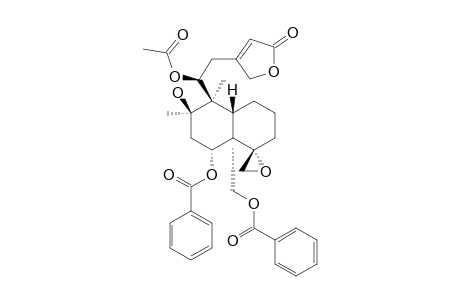 SCUPOLIN-C;(11-S)-11-ACETOXY-6-ALPHA,19-BIS-(BENZOYLOXY)-4-ALPHA,18-EPOXY-8-BETA-HYDROXY-NEOClEROD-13-EN-15,16-OLIDE