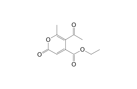 Ethyl 5-acetyl-6-methyl-2-oxo-2H-pyran-4-carboxylate