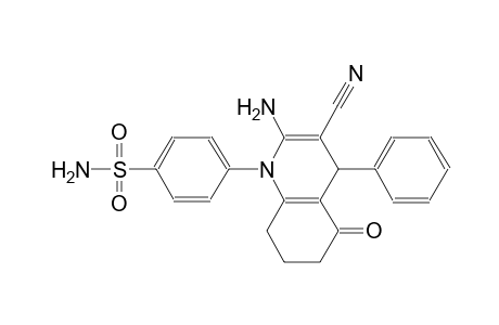 benzenesulfonamide, 4-(2-amino-3-cyano-5,6,7,8-tetrahydro-5-oxo-4-phenyl-1(4H)-quinolinyl)-
