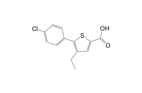 2-thiophenecarboxylic acid, 5-(4-chlorophenyl)-4-ethyl-