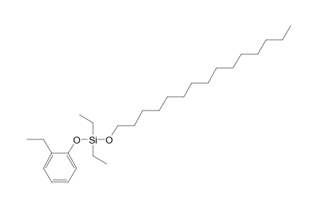 Silane, diethyl(2-ethylphenoxy)pentadecyloxy-