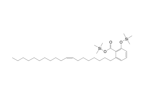 2-Hydroxy-6-[(Z)-nonadec-8-enyl]benzoic acid, 2tms derivative