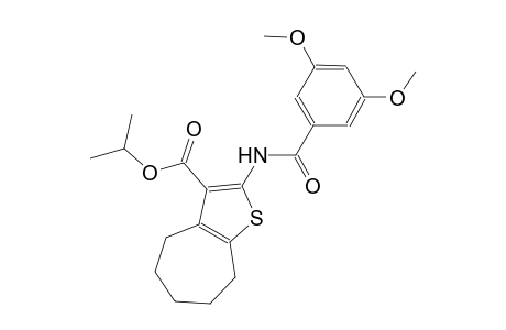 isopropyl 2-[(3,5-dimethoxybenzoyl)amino]-5,6,7,8-tetrahydro-4H-cyclohepta[b]thiophene-3-carboxylate