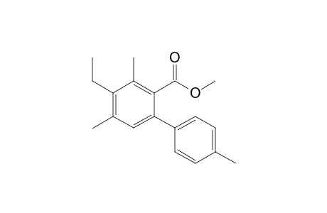 Methyl 4-ethyl-3,4',5-dtrimethylbiphenyl-2-carboxylate