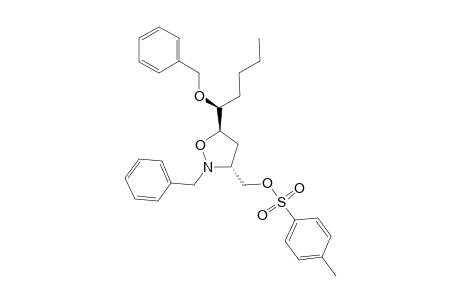 [3R,5R,5(1S)]-N-Benzyl-5-[1-(benzyloxy)pentyl]-3-[[(p-tolylsulfonyl)oxy]methyl]isoxazolidine