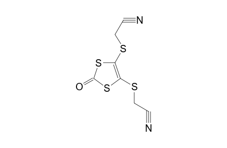 ((5-[(Cyanomethyl)sulfanyl]-2-oxo-1,3-dithiol-4-yl)sulfanyl)acetonitrile