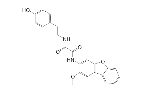 ethanediamide, N~1~-[2-(4-hydroxyphenyl)ethyl]-N~2~-(2-methoxydibenzo[b,d]furan-3-yl)-