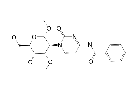 1',3'-DI-O-METHYL-2'-DEOXY-2'-(N(6)-BENZOYLCYTOSIN-L-YL)-D-ALTROPYRANOSIDE
