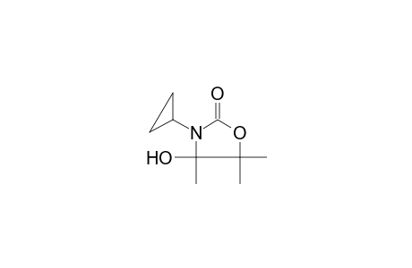 3-Cyclopropyl-4-hydroxy-4,5,5-trimethyl-oxazolidin-2-one
