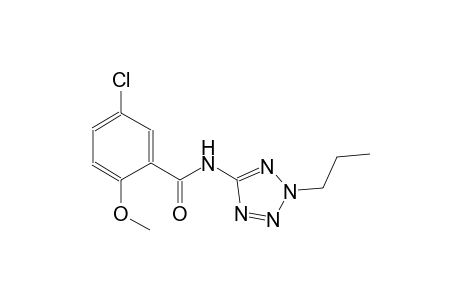 5-chloro-2-methoxy-N-(2-propyl-2H-tetraazol-5-yl)benzamide