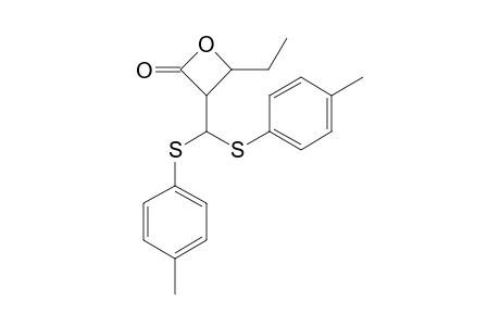 CIS-3-[DI-(PHENYLTHIO)-METHYL]-4-ETHYLOXETAN-2-ONE