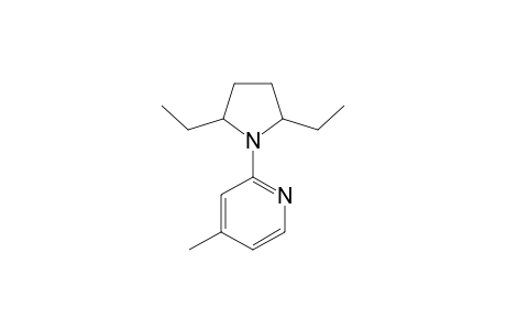 2,5-DIETHYL-1-(4-METHYL-2-PYRIDINYL)-PYRRORIDINE;MAJOR-ISOMER
