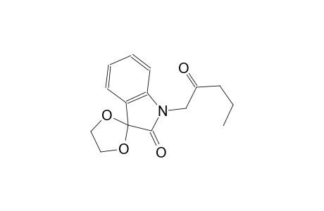 1'-(2-oxopentyl)spiro[[1,3]dioxolane-2,3'-indolin]-2'-one