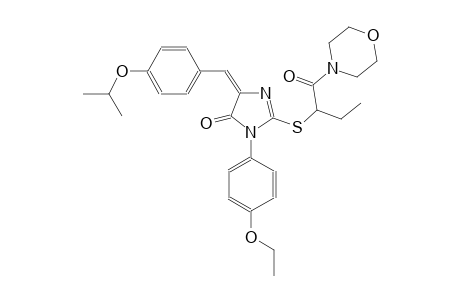 4H-imidazol-4-one, 3-(4-ethoxyphenyl)-3,5-dihydro-5-[[4-(1-methylethoxy)phenyl]methylene]-2-[[1-(4-morpholinylcarbonyl)propyl]thio]-, (5E)-