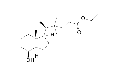 (8S,20R)-Des-A,B-20-(1',1'-dimethyl-3'-ethoxycarbonyl-propyl)-pregnan-8.beta.-ol