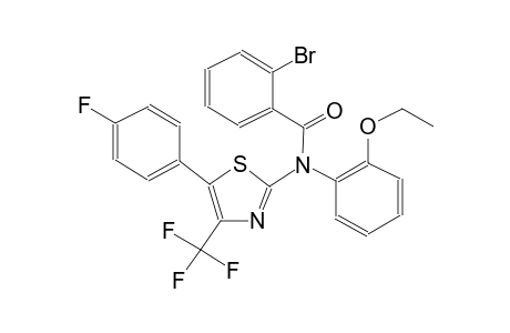 benzamide, 2-bromo-N-(2-ethoxyphenyl)-N-[5-(4-fluorophenyl)-4-(trifluoromethyl)-2-thiazolyl]-